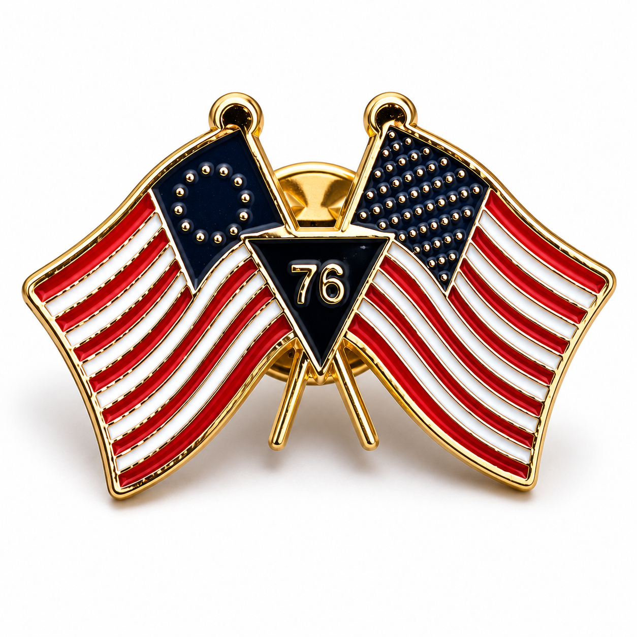 Betsy Ross Spirit of '76 Lapel Pin | Celebrating 250 Years of American Independence
