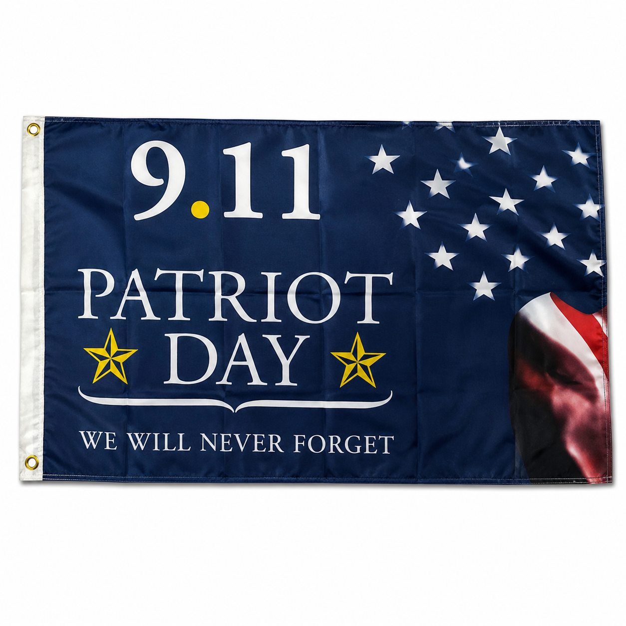 9/11 25th Anniversary Patriot Day Memorial Flag – We Will Never Forget 3' x 5'