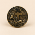 250 Years of Freedom Lapel Pin | We the People 1776–2026 | Antique Bronze Finish
