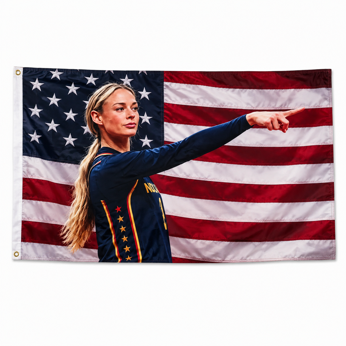 Sophie Cunningham Flags American Outdoor USA 3'x5' Feet Brass Grommets In Stock!