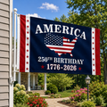 America 250th Birthday Flag | USA Map | 1776–2026 | 3'x5' ROUGH TEX® 100D