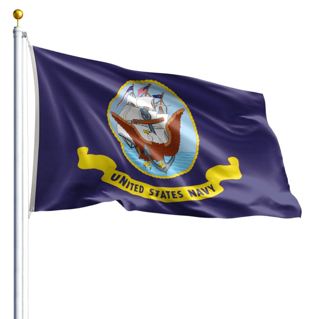 U.S. Navy Flag – Officially Licensed USN Nylon Flag with Brass Grommets