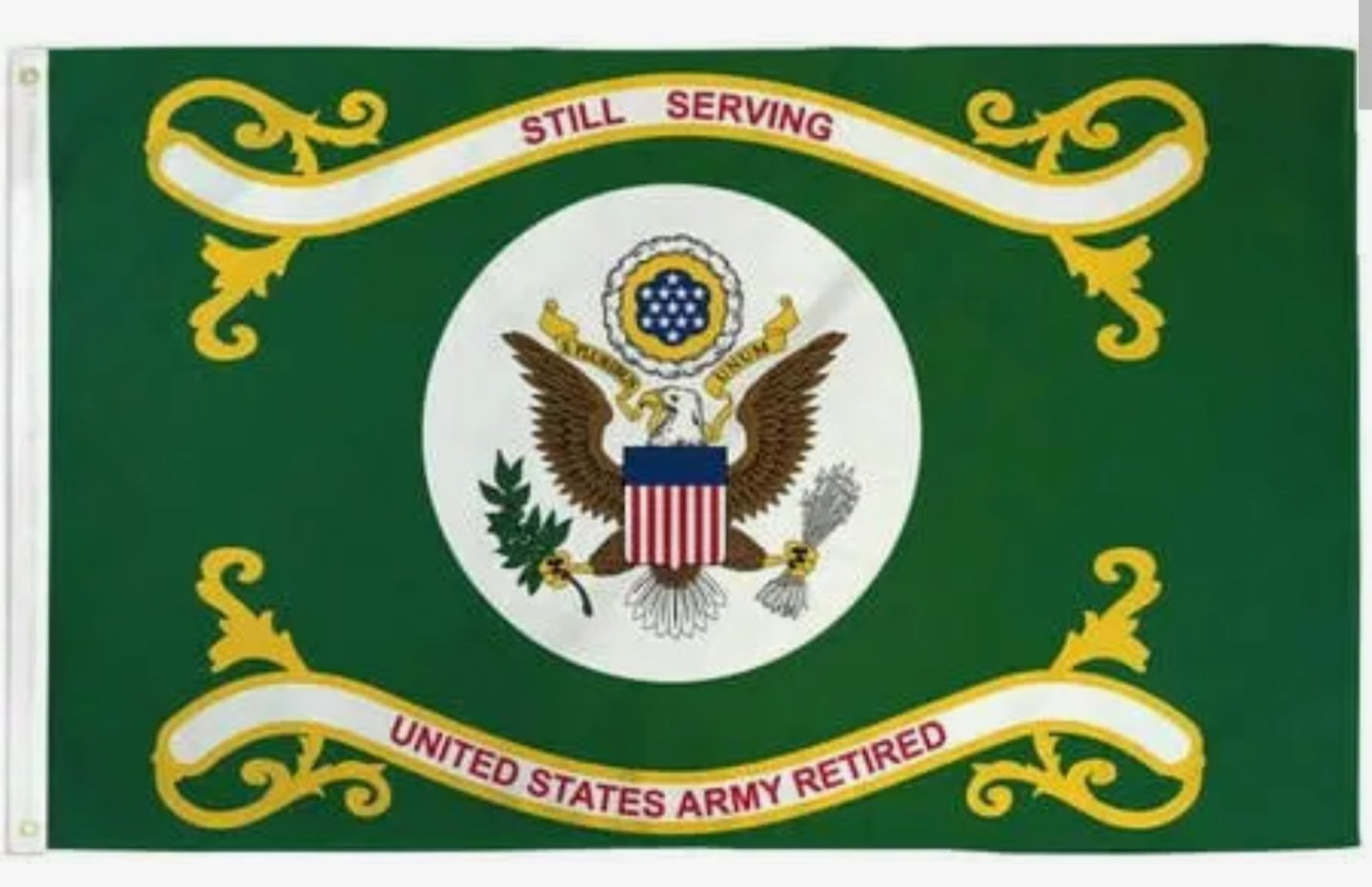United States Army Retired 3x5 Feet Flags Brass Grommets