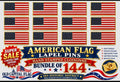 American Flags Lapel Pins Super Sale Hand Stamped Cloisonne Bundle of 144