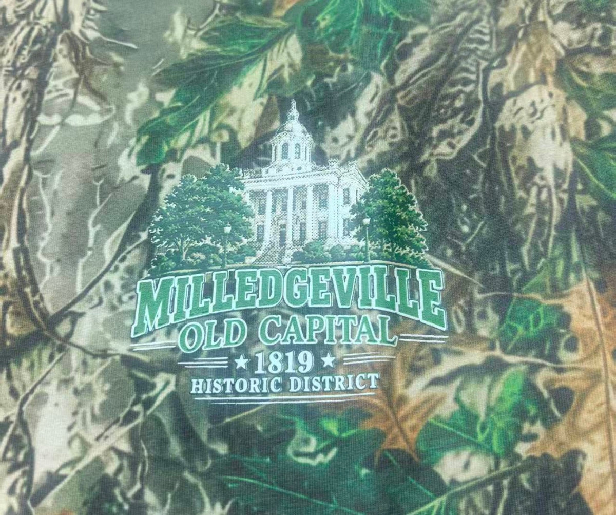 Old Capital Milledgeville Deep Roots Georgia College Historic District T Shirts Camo Ships Now 2026