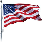 American Flag | Heavy Duty ROUGH TEX® | Sewn Stripes | Embroidered Stars | Brass Grommets | All Sizes